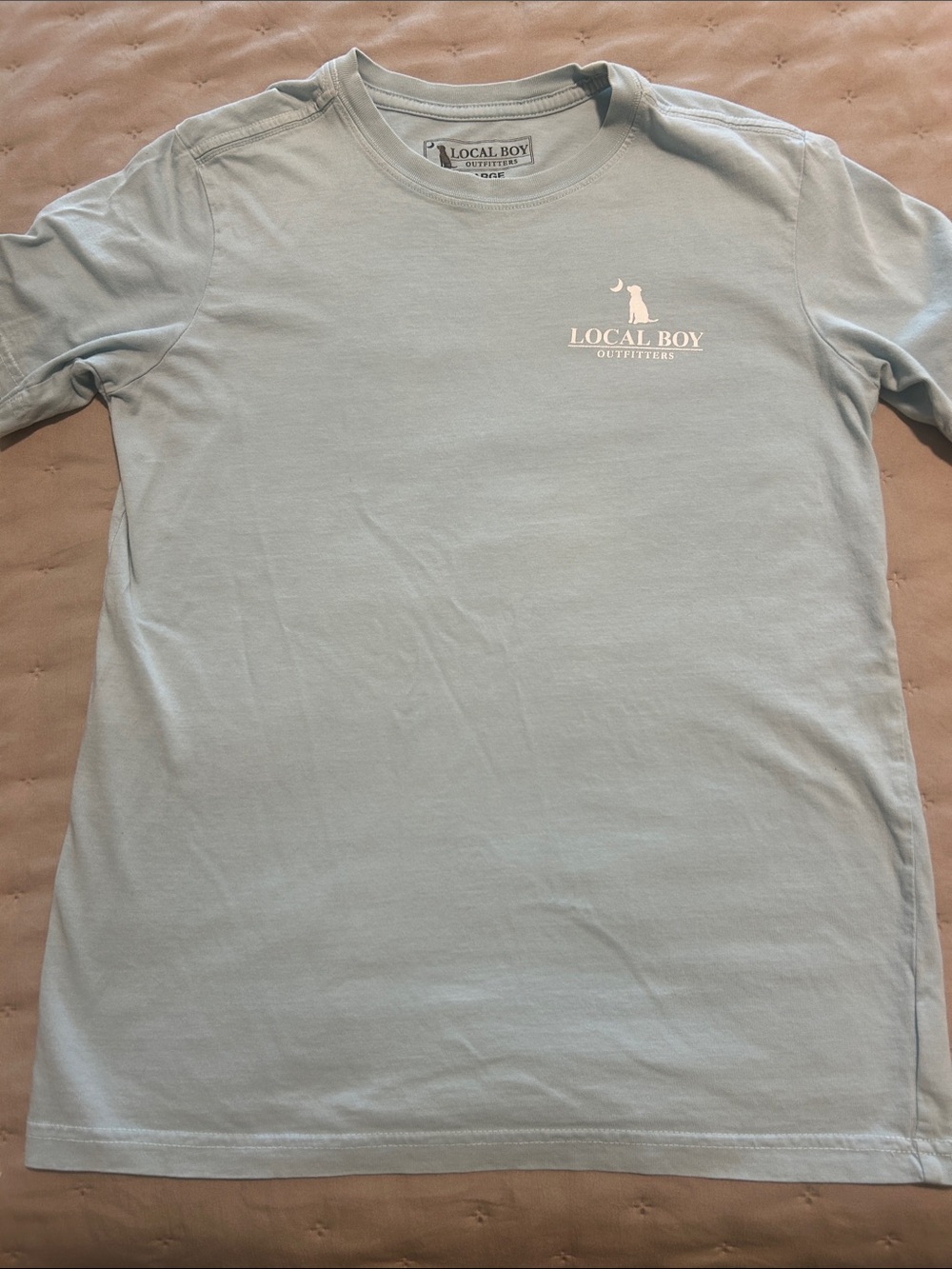 Local Boy boy’s Light Blue Logo Crewneck T‑Shirt